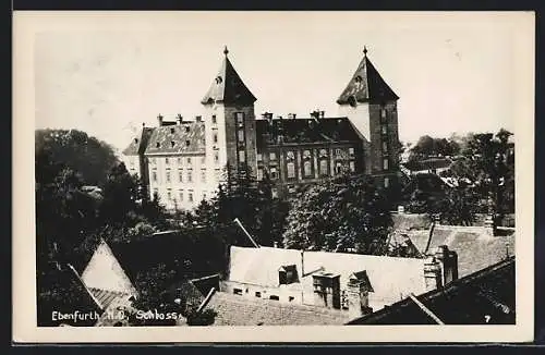 AK Ebenfurth, Schloss aus der Vogelschau