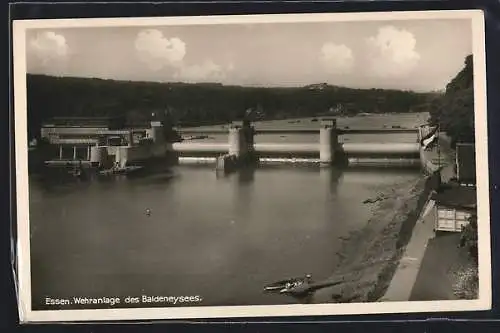 AK Essen, Wehranlage des Baldeneysees