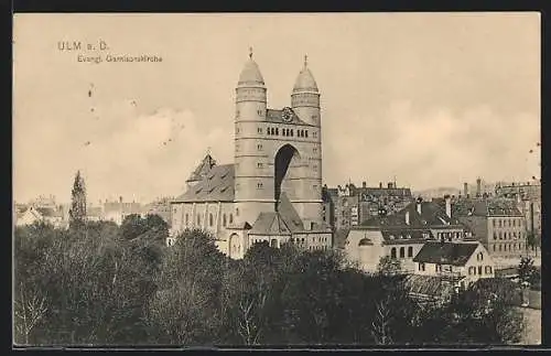 AK Ulm a. D., Evangelische Garnisonskirche