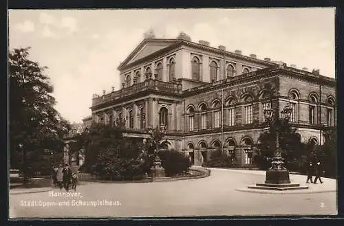 AK Hannover, Städtisches Opern- und Schauspielhaus