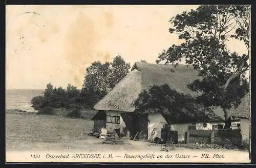 AK Arendsee i. M., Bauerngehöft an der Ostsee