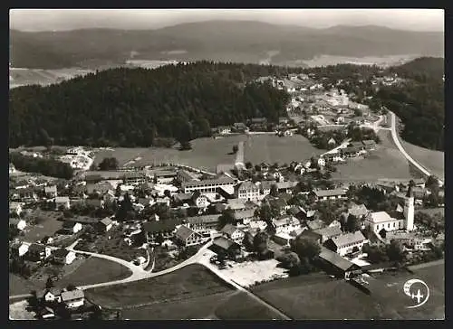 AK Thurmansbang, Gesamtansicht vom Flugzeug aus