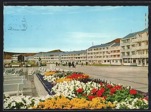 AK Helgoland, Promenade nahe des Südstrandes