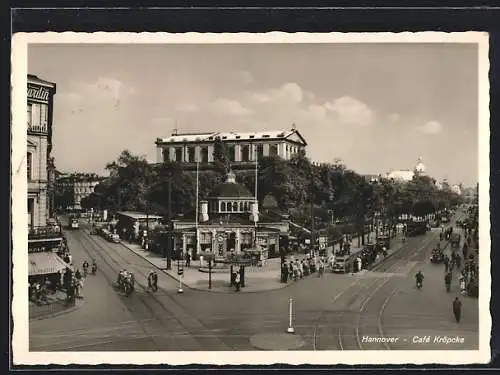 AK Hannover, Blick auf das Café Kröpcke