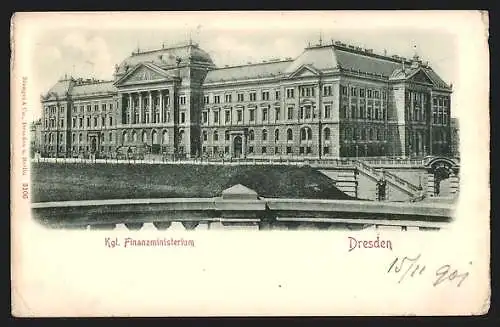 AK Dresden-Neustadt, Das Königliche Finanzministerium