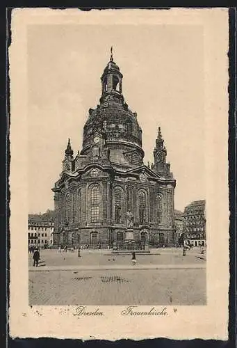 AK Dresden, Partie an der Frauenkirche