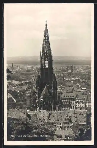 AK Freiburg i. B., Blick auf das Münster