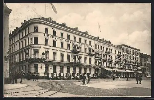 AK Koblenz, Hotel zum Riesen-Fürstenhof, Rheinzollstrasse