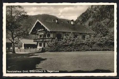 AK Enterrottach b. Tegernsee, Pension und Gasthaus Groll