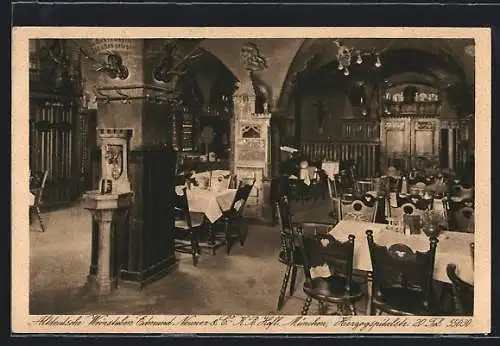 AK München, Gasthaus Edmund Neuner & Co. in der Herzogspitalstrasse 20