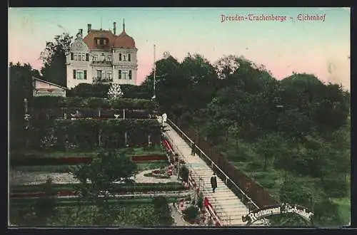 AK Dresden-Trachenberge, Restaurant Eichenhof