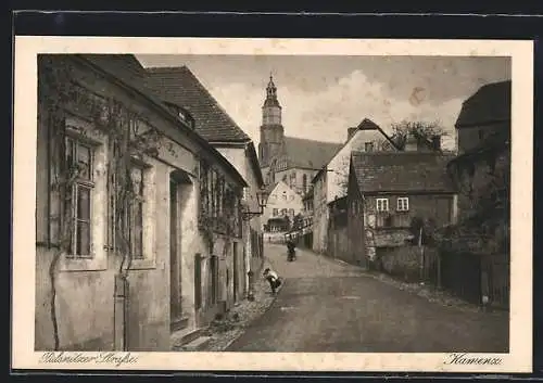 AK Kamenz i. S., Partie in der Pulsnitzer Strasse