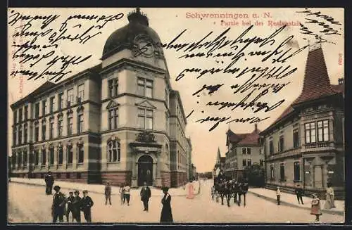 AK Schwenningen a. N., Partie bei der Realanstalt
