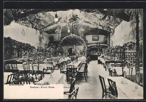 AK Dortmund, Wintergarten Besitzer Ewald Risse
