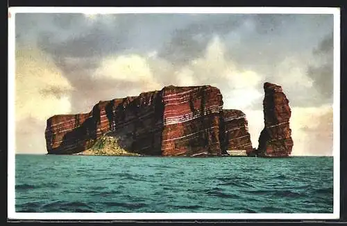 AK Helgoland, Ortsansicht von Norden, F. Schensky