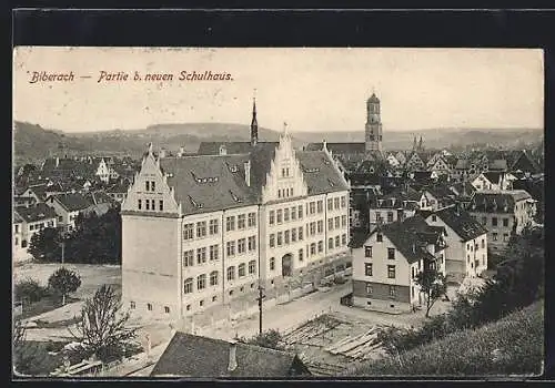 AK Biberach / Riss, Partie am neuen Schulhaus