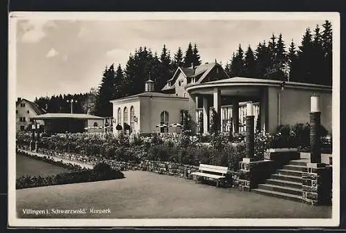 AK Villingen / Baden, Kurpark