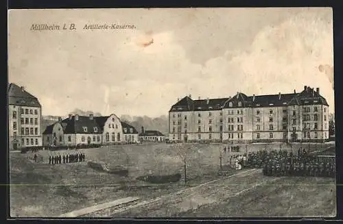 AK Müllheim i. B., An der Artillerie-Kaserne