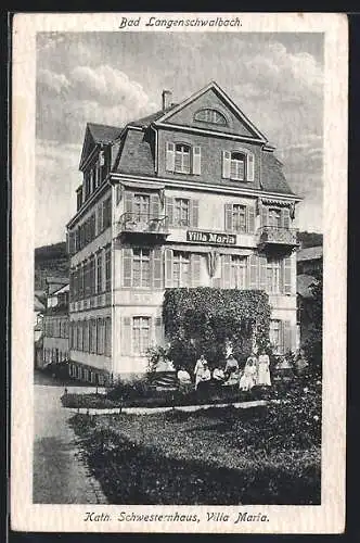 AK Bad Langenschwalbach, Kath. Schwesternhaus, Villa Maria