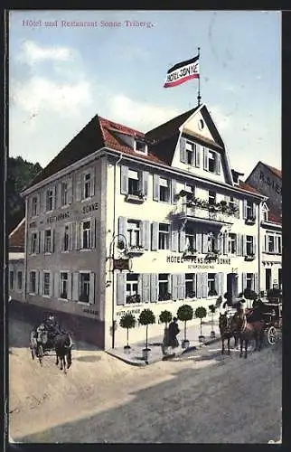 AK Triberg, Hotel und Restaurant Sonne