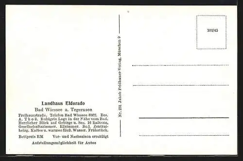 AK Bad Wiessee, Gasthof zur Post