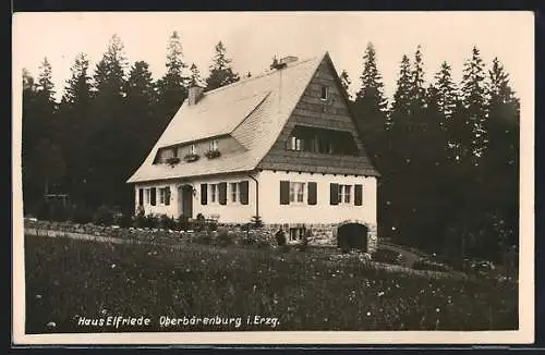 AK Oberbärenburg i. Erzg., Haus Elfriede