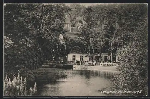 AK Strausberg, Restaurant und Logierhaus Schlagmühle, Inh. B. Burmeister