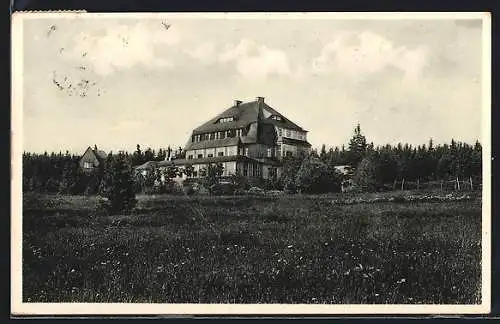 AK Georgenfeld, Hotel Luisenhof, Bes. J. Kadletz