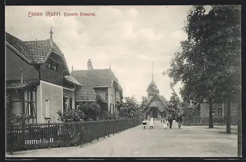 AK Essen /Ruhr, Strassenpartie in der Kolonie Altenhof