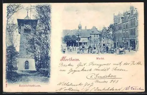 AK Northeim, Aussichtsturm und Markt