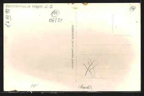AK Weyer /O.-Ö., Ennspartie mit Brücke