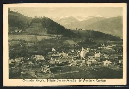 AK Oberzeiring, Teilansicht mit Kirche