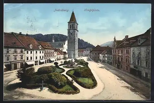 AK Judenburg, auf dem Hauptplatz