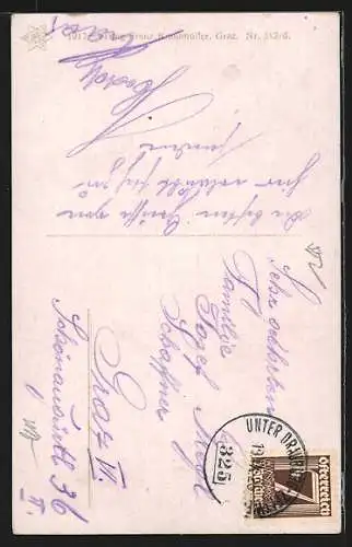 AK Judenburg, Hauptplatz mit Stadtturm