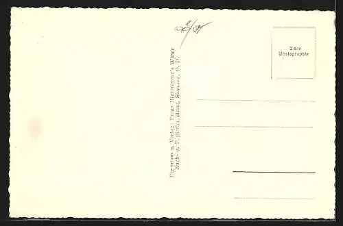 AK Sierning, Teilansicht mit Kirche