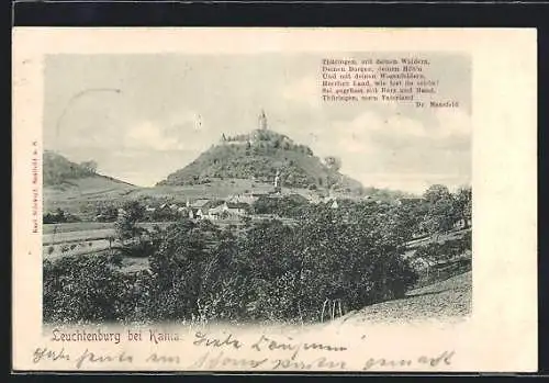 AK Seitenroda, Schöner Blick auf die Leuchtenburg