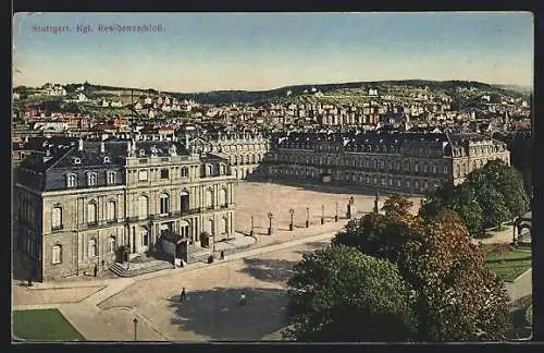 AK Stuttgart, Das Königliche Residenzschloss