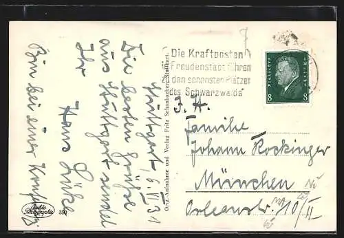 AK Stuttgart, Hochbauten von Stuttfgart, vier Ansichten