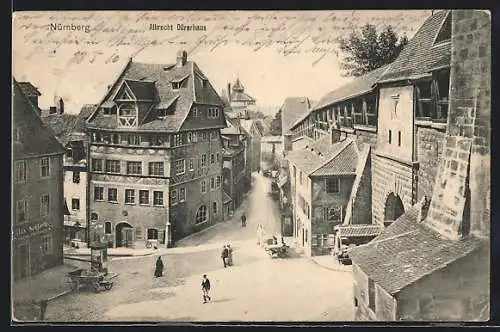 AK Nürnberg, Strasse am Albrecht Dürerhaus