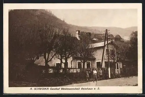 AK Steinhaus am Semmering, Gasthof Weidmannsheil, Inh.: A. Schwoika