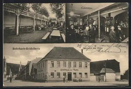 AK Heidelberg-Rohrbach, Gasthaus zur Rose