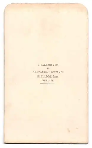 Fotografie L. Caldesi & Co., London, englische Dame im weiten Samtkleid liest ein Buch