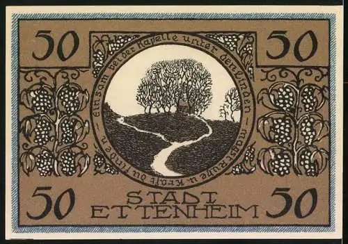 Notgeld Ettenheim 1922, 50 Pfennig, Weg zur Kapelle