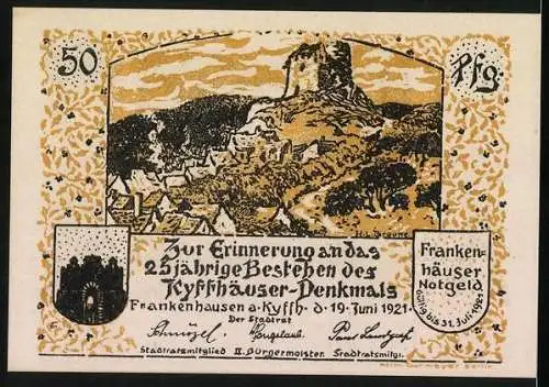 Notgeld Frankenhausen a. Kyffh. 1921, Szene zum Germanischen Opferfest