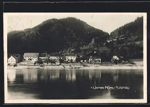 AK St. Martin im Mühlkreis, Unter Mühl an der Donau, Ortsansicht