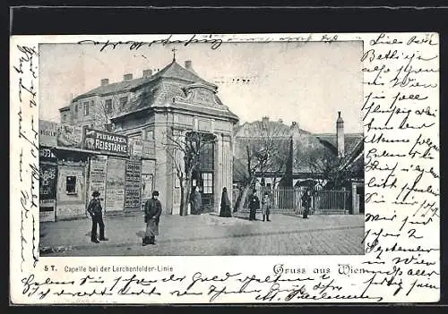 AK Wien, Kapelle bei der Lerchenfelder-Linie
