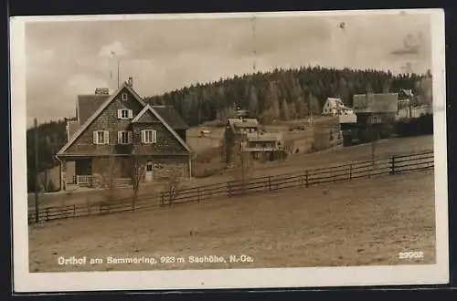 AK Orthof am Semmering, Ortspartie