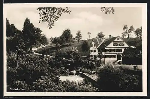 AK Hohenweiler, Gasthaus Gmündmühle