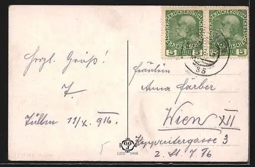 AK Tulln /N.-Oe., Wiener Strasse mit Gasthof zum Wienertor