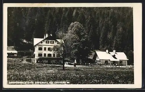 AK Ebensee am Traunsee, Offensee, Sonnenheilstätte